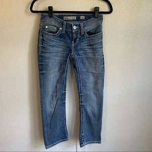 BKE Sabrina Cropped straight Leg Sz 23